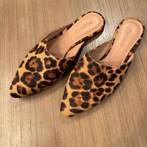 Madewell leopard print mule